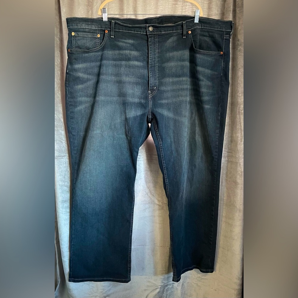 Levi’s 559 relaxed fit denim blue jeans, cotton spandex blend comfort fit